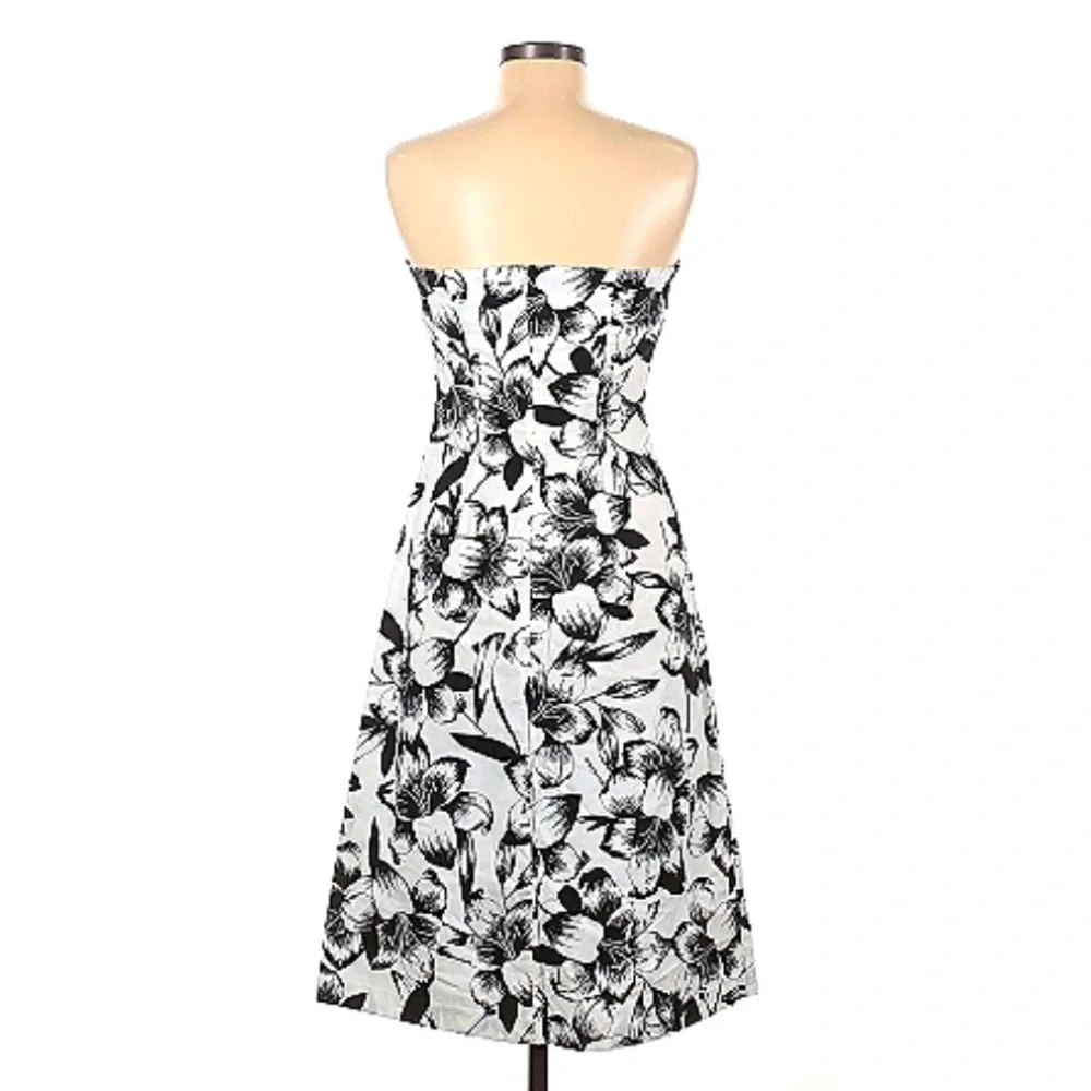 The Limited Black & White Strapless Dress - Picture 3 of 4